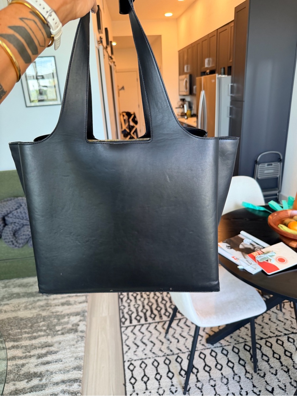Classic Black Tote Bag